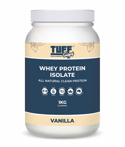 Tuff Supps Whey Protein Isolate 1KG - 30 Serves