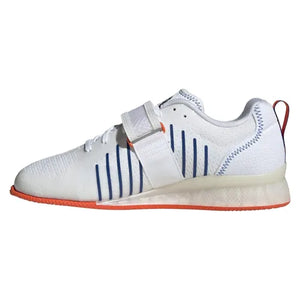 Adidas Adipower 3 Unisex Weightlifting Shoes - Cloud White/Royal Blue