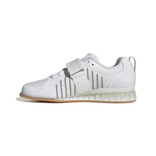 Adidas Adipower 3 Unisex Weightlifting Shoes - White/Halo Silver/Black