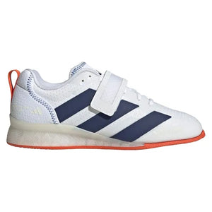 Adidas Adipower 3 Unisex Weightlifting Shoes - Cloud White/Royal Blue