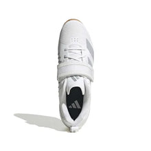 Adidas Adipower 3 Unisex Weightlifting Shoes - White/Halo Silver/Black