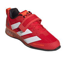 Adidas Adipower 3 Unisex Weightlifting Shoes - Vivid Red/Cloud White/Impact Orange