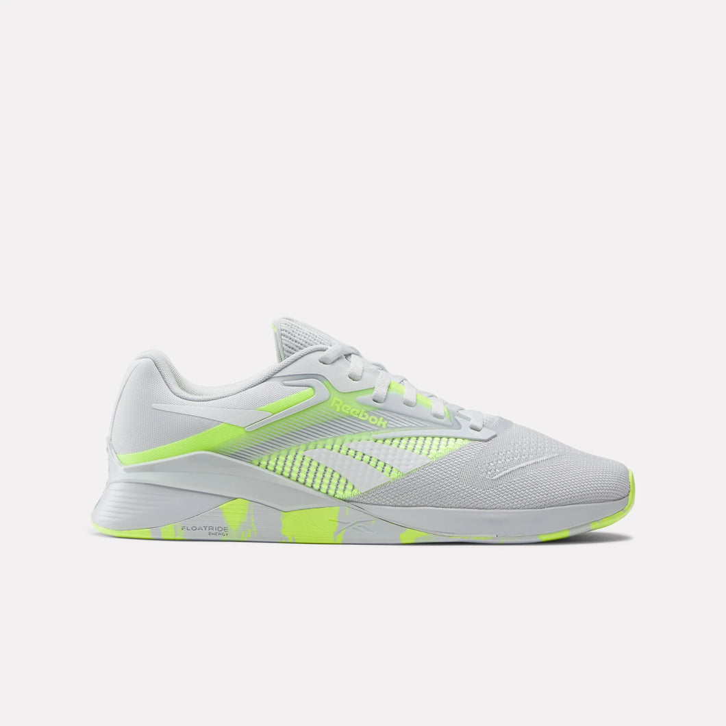 Reebok Nano X4 Unisex Trainers - Moon/Digitial Lime/White