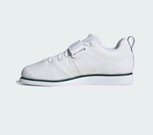 Adidas Powerlift 5 Unisex Weightlifting Shoes - Cloud White/Core Black/Collegiate Green