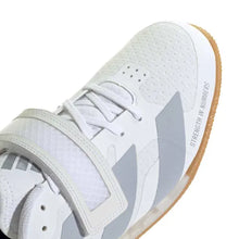 Adidas Adipower 3 Unisex Weightlifting Shoes - White/Halo Silver/Black