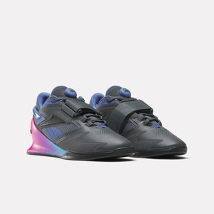 Reebok legacy Lifter III Pump Women's Weightlifting Shoes - Pure Grey/Step Purple/Laser Pink