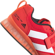 Adidas Adipower 3 Unisex Weightlifting Shoes - Vivid Red/Cloud White/Impact Orange