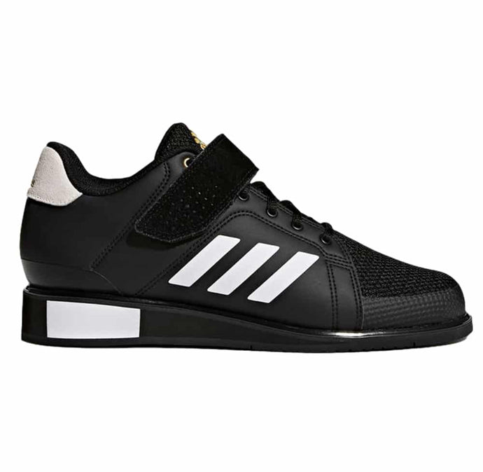 Adidas Power Perfect 3 Unisex Weightlifting Shoes - Black/White
