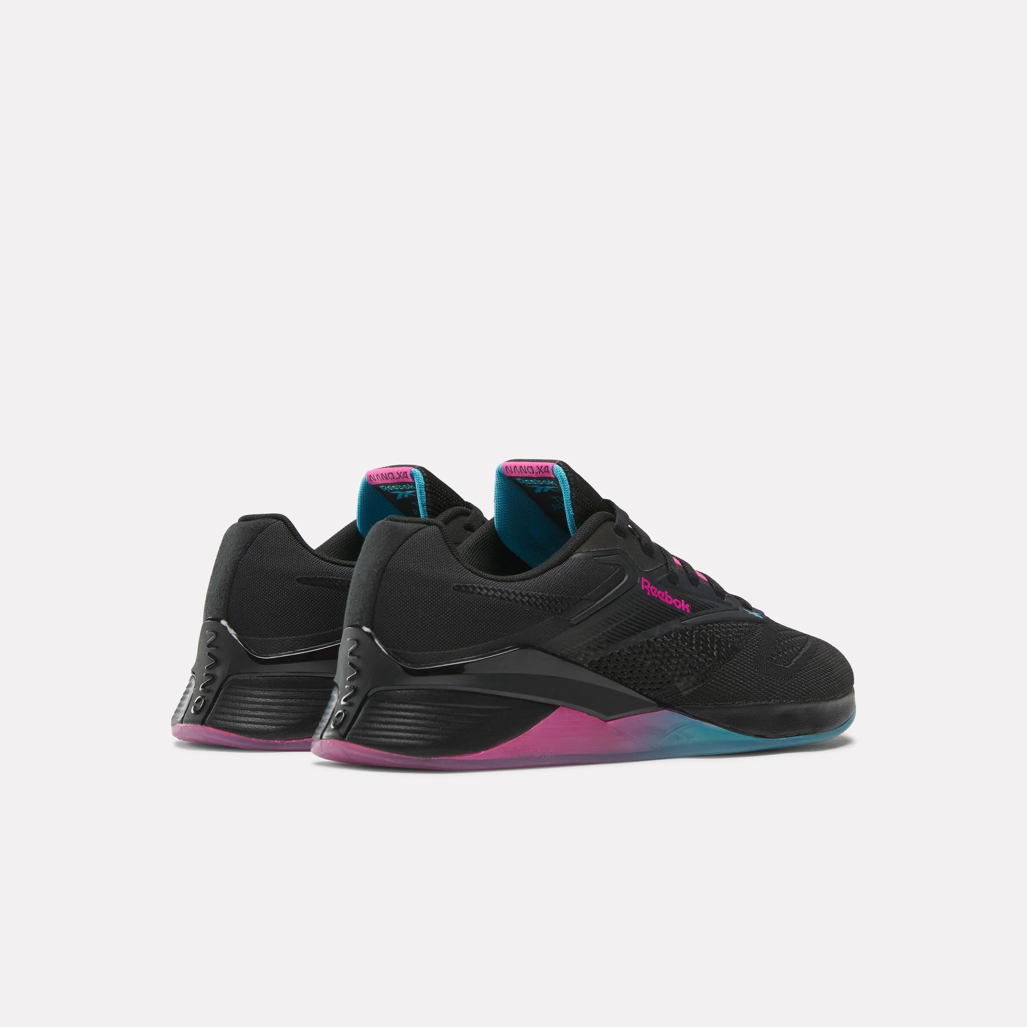 Reebok Nano X4 Men s Trainers Black Bold Cyan Laser Pink Wod Gear Australia