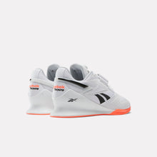 Reebok legacy Lifter III Pump Men's Weightlifting Shoes - White/Black/Orange Flare