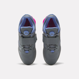 Reebok legacy Lifter III Pump Women's Weightlifting Shoes - Pure Grey/Step Purple/Laser Pink