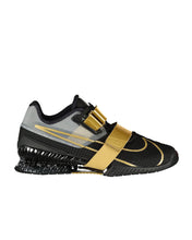 Nike Romaleos 4 Unisex Weightlifting Shoes - Black/Metallic Gold/White