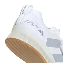 Adidas Adipower 3 Unisex Weightlifting Shoes - White/Halo Silver/Black