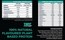 Tuff Supps Plant Powered Protein 1KG - 30 Serves