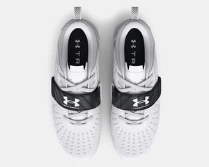 Under Armour Reign Unisex Weightlifting Shoes - White/Black