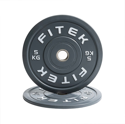 FITEK Ozilliant Virgin Rubber Colour 5kg Bumper Plate Set