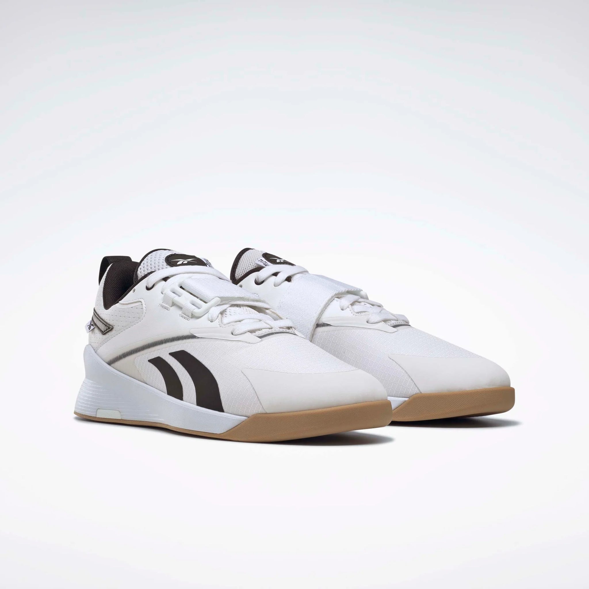 Reebok Lifter PR III Mens Weightlifting Shoes White Black Wod