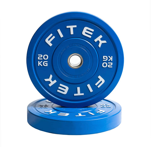 FITEK Ozilliant Virgin Rubber Colour 20kg Bumper Plate Set