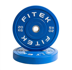 FITEK Ozilliant Virgin Rubber Colour 20kg Bumper Plate Set