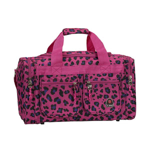 Rockland Gym Bag - Pink Leopard