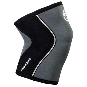 Rehband Rx 5mm Knee Sleeves - Steel Grey (Pair)