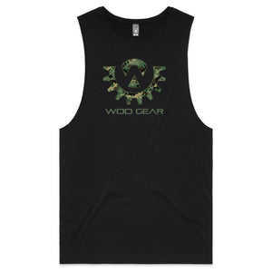 Wod Gear Digi Camo Mens Tank - Black