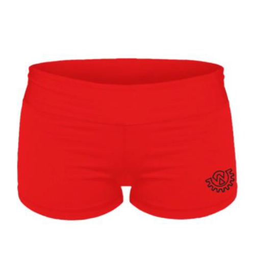 Wod Gear Ladies Wod Shorts Red