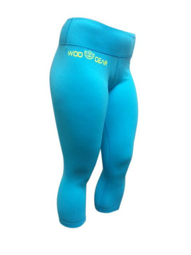 Wod Gear Ladies 3/4 Tights Blue