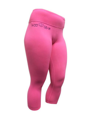Wod Gear Ladies 3/4 Tights Pink