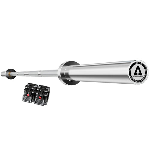 Cortex Athena 15kg Olympic Barbell - Hard Chrome (Free Lockjaw Collars)