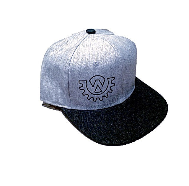 Wod Gear Snapback Hat Grey/Black