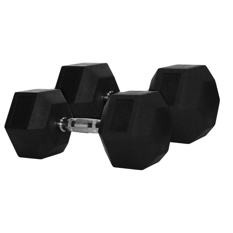 Rubber Hex Dumbbells