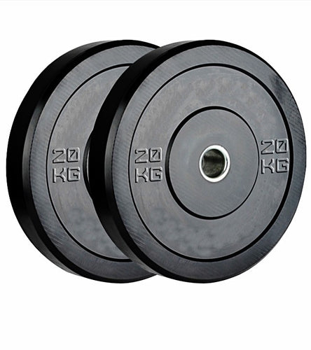 Olympia 20kg Black Bumper Plate Set