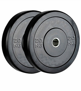 Olympia 20kg Black Bumper Plate Set