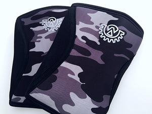Wod Gear 7mm Knee Sleeves Grey Camo