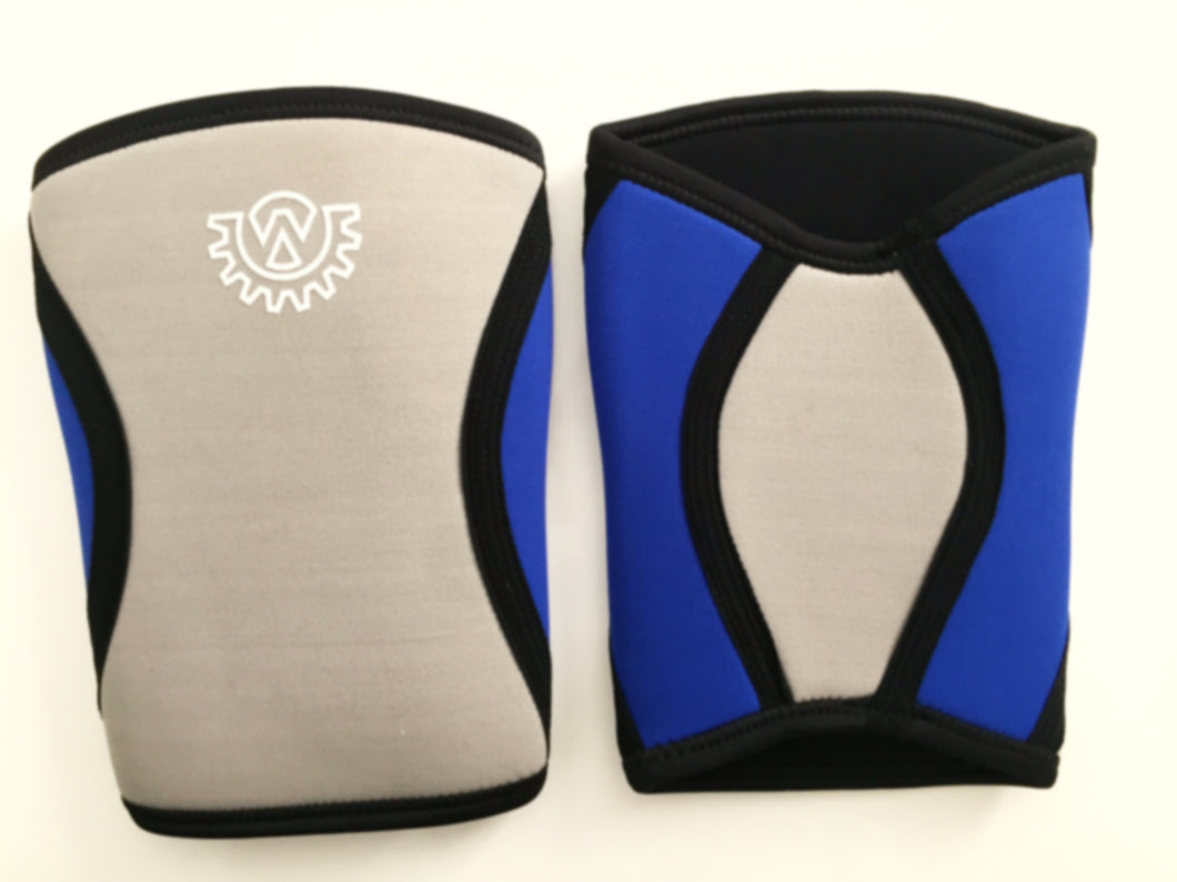Wod Gear 7mm Knee Sleeves Grey/Blue