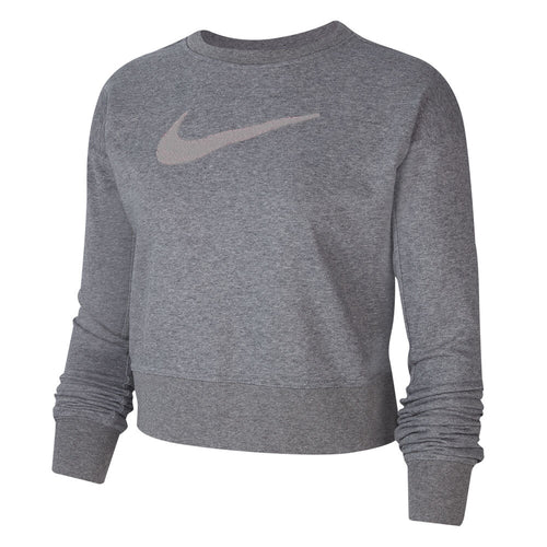 Nike Womens Dri-FIT Get Fit Training Sweatshirt - Grey