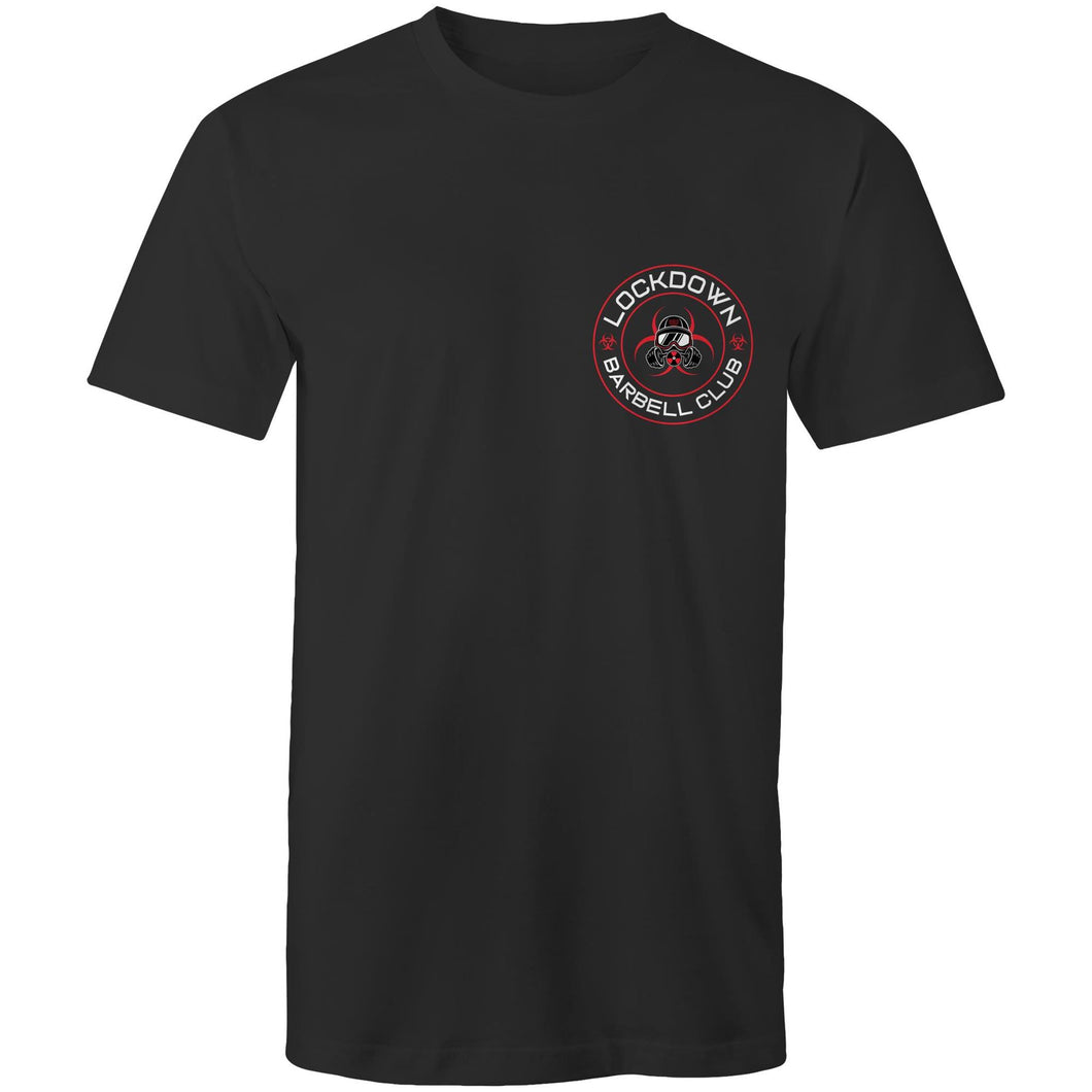 Lockdown Barbell Club Mens T-Shirt - Black