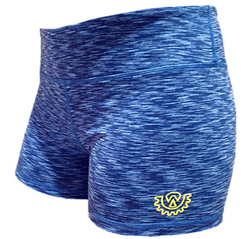 Wod Gear Ladies Wod Shorts Blue Tye