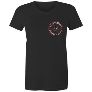 Lockdown Barbell Club Womens Crew T-Shirt
