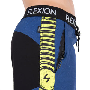 FlexProof Shorts - Blue Rock Neon