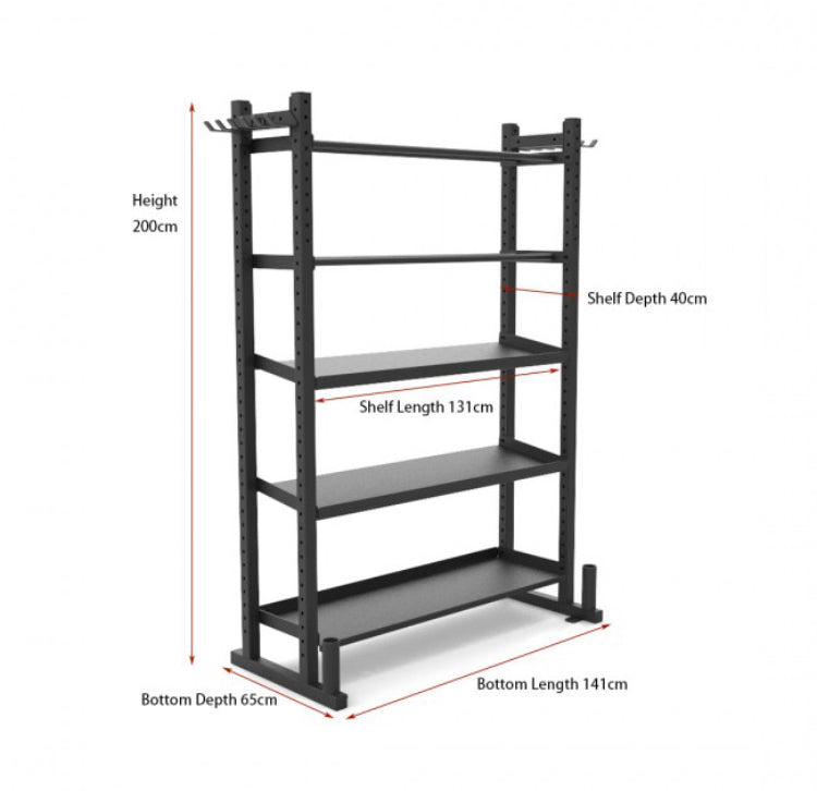 Modular 5 Tier Storage Rack – Wod Gear Australia