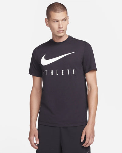 Nike Swoosh Athlete T-Shirt Black/White