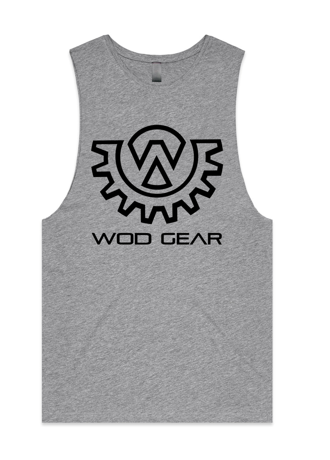 Wod Gear Men's Muscle Tank Grey/Black