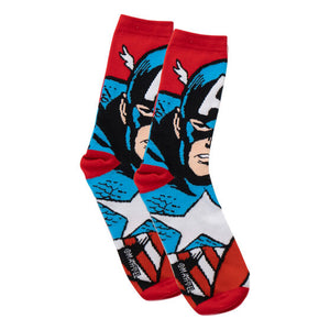 Marvel Captain America Crew Socks