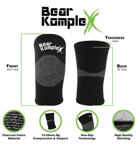 Bear Komplex Lite Knee Sleeves - Black