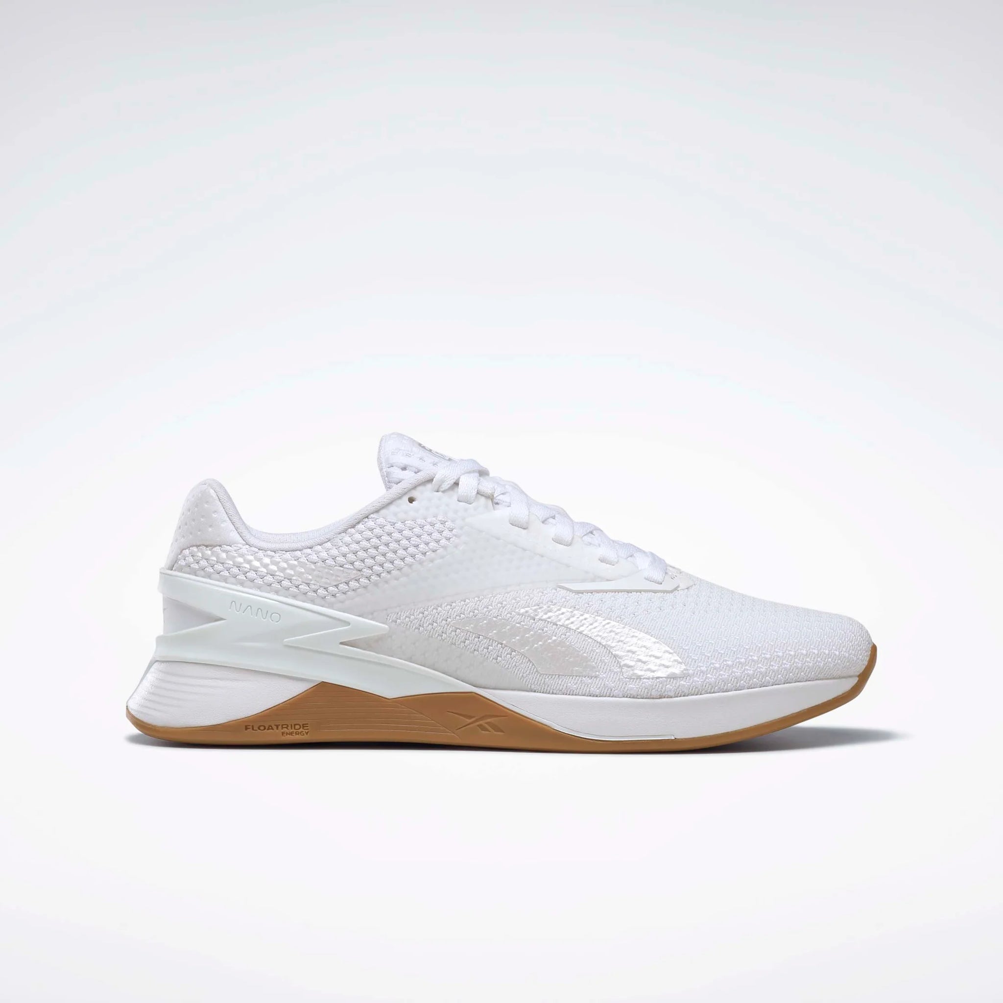 Reebok Nano X3 Women s Trainers White Cold Grey Gum Wod Gear