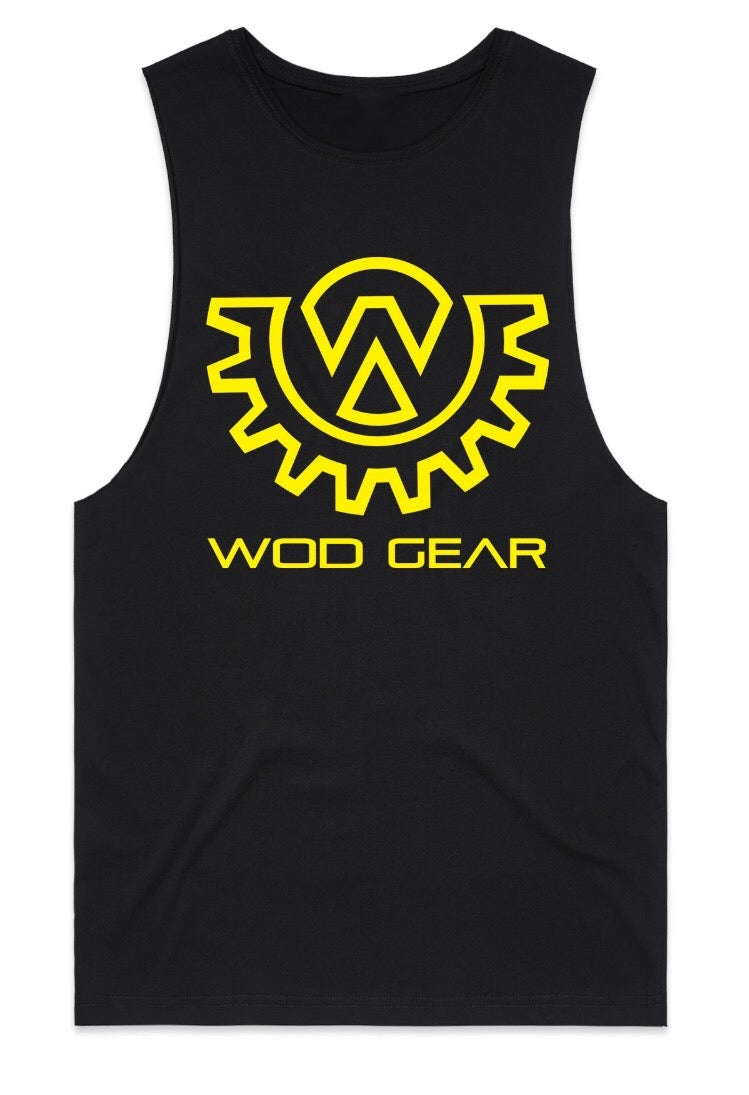 Wod Gear Men's Muscle Tank Black/Yellow