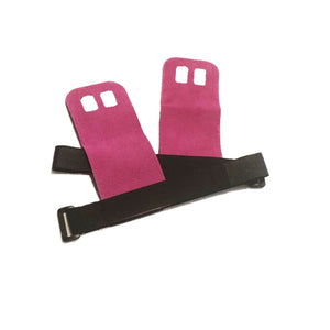 Morgan Leather Palm Grips - Pink