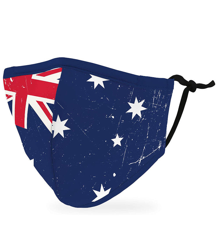 Face mask adult - Aussie flag